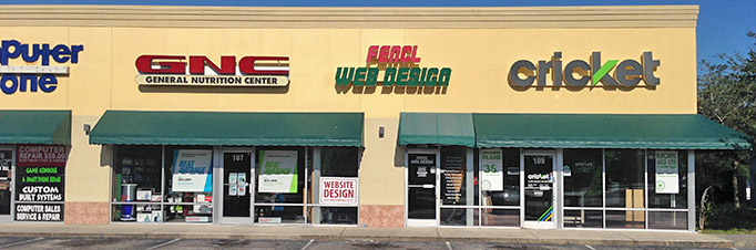 Store Front of Fencl Web Design Melbourne, FL