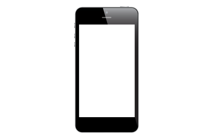 Responsive picture of an iphone