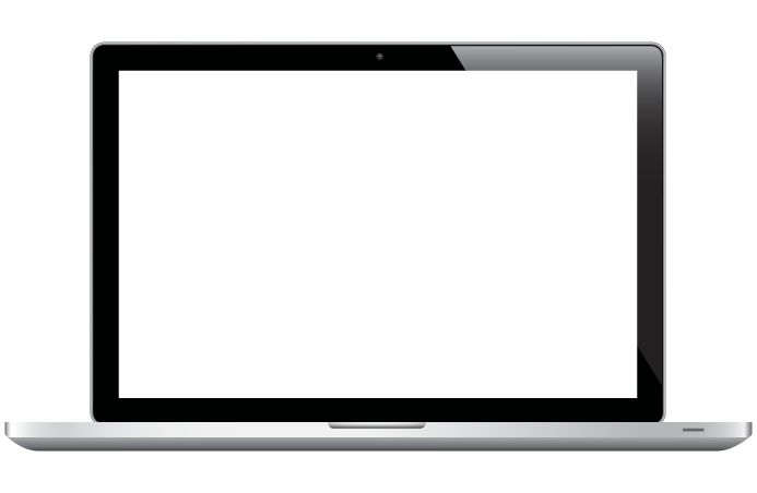Responsive picture of a macbook